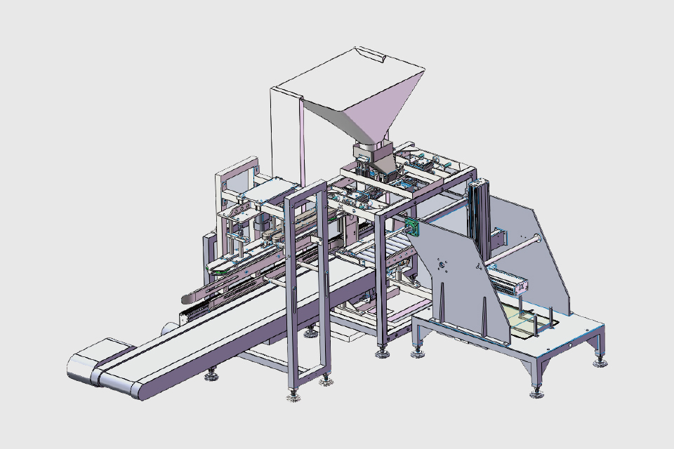 Rice bagging machine